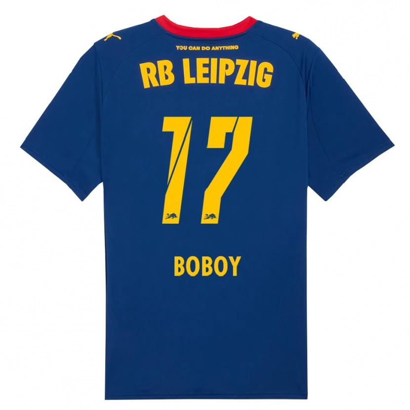 Danxen Hombre Camiseta Delice Boboy #17 Marino Rojo 2ª Equipación 2025/26 La Camisa México