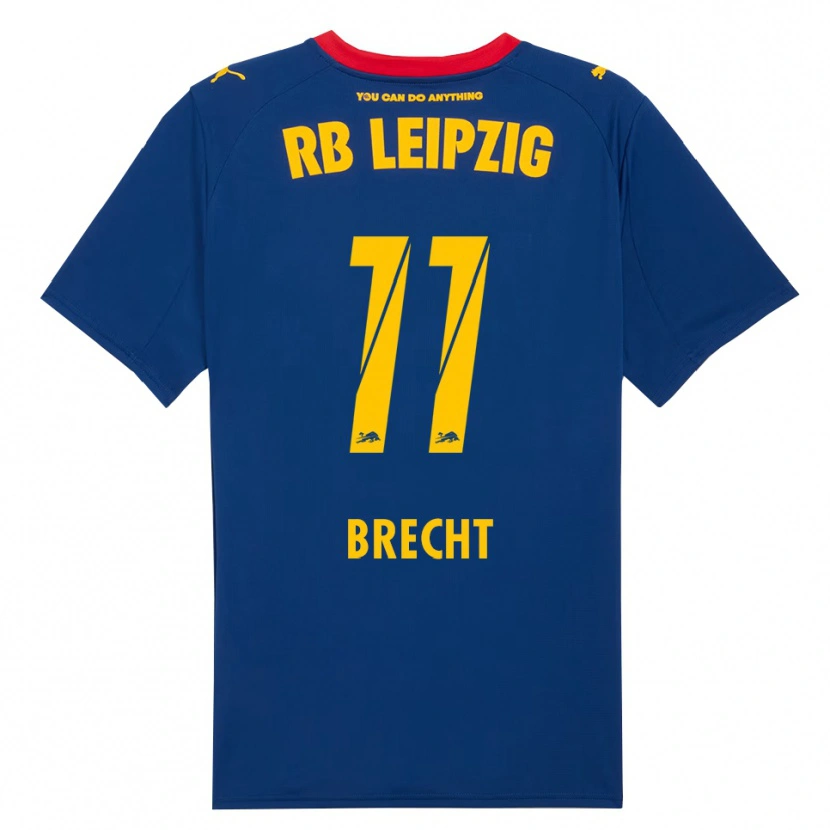 Danxen Hombre Camiseta Barbara Brecht #11 Marino Rojo 2ª Equipación 2025/26 La Camisa México