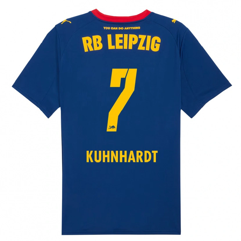 Danxen Hombre Camiseta Paul Kühnhardt #7 Marino Rojo 2ª Equipación 2025/26 La Camisa México