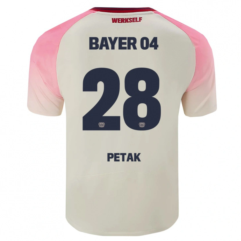 Danxen Hombre Camiseta Raoul Petak #28 Rosa Blanquecino 2ª Equipación 2025/26 La Camisa México
