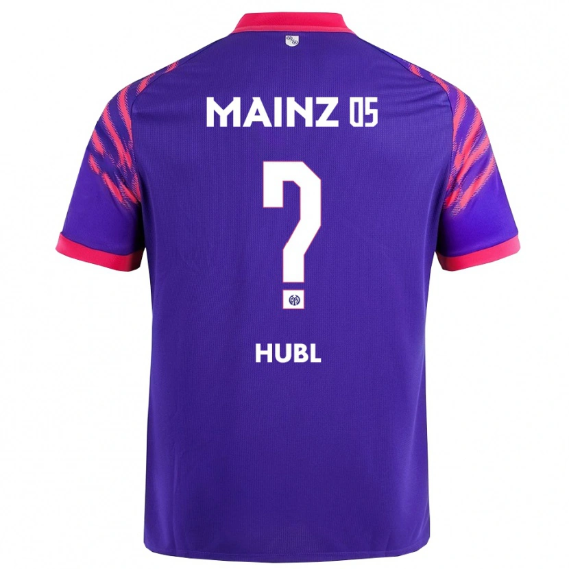 Danxen Hombre Camiseta Jannis Hubl #0 Marino Rosa 2ª Equipación 2025/26 La Camisa México