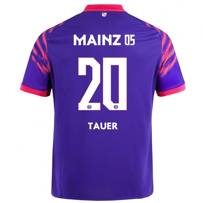 Danxen Hombre Camiseta Niklas Tauer #20 Marino Rosa 2ª Equipación 2025/26 La Camisa México