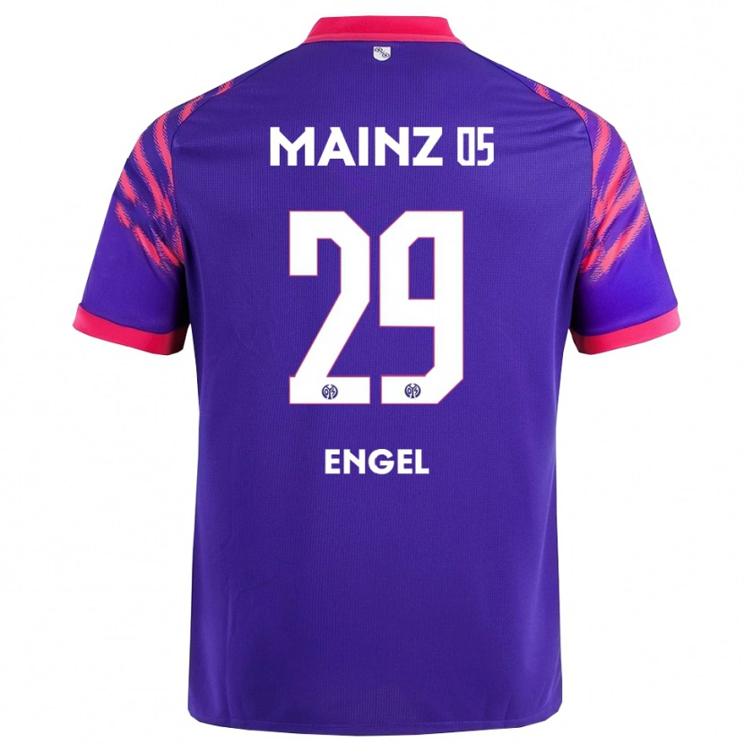 Danxen Hombre Camiseta Fritz Engel #29 Marino Rosa 2ª Equipación 2025/26 La Camisa México