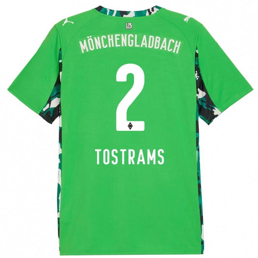Danxen Hombre Camiseta Eva Tostrams #2 Verde Negro 2ª Equipación 2025/26 La Camisa México