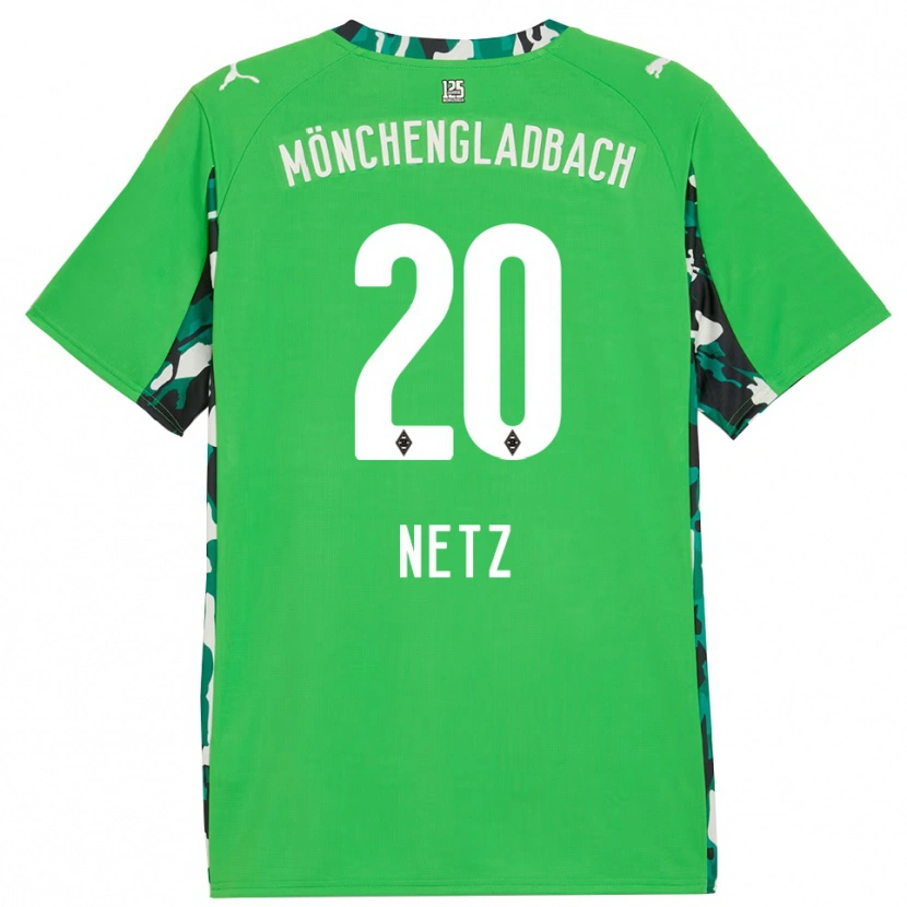 Danxen Hombre Camiseta Luca Netz #20 Verde Negro 2ª Equipación 2025/26 La Camisa México