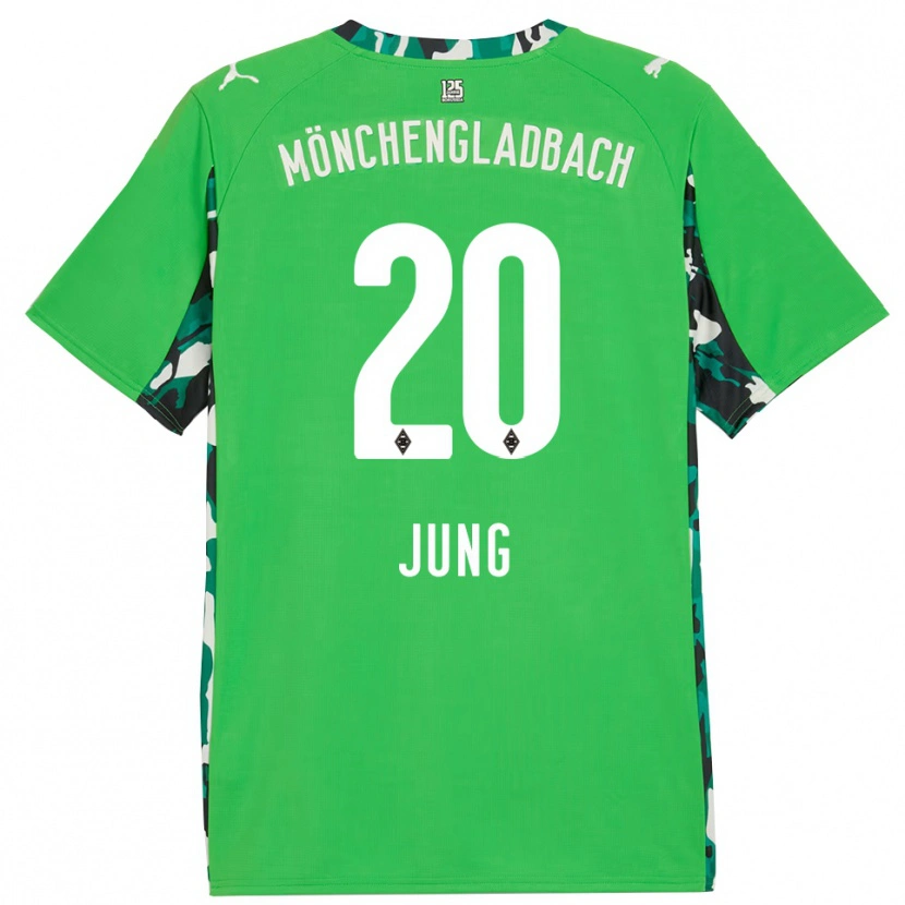 Danxen Hombre Camiseta In-Gyom Jung #20 Verde Negro 2ª Equipación 2025/26 La Camisa México