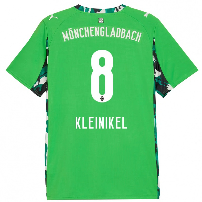 Danxen Hombre Camiseta Nadja Kleinikel #8 Verde Negro 2ª Equipación 2025/26 La Camisa México