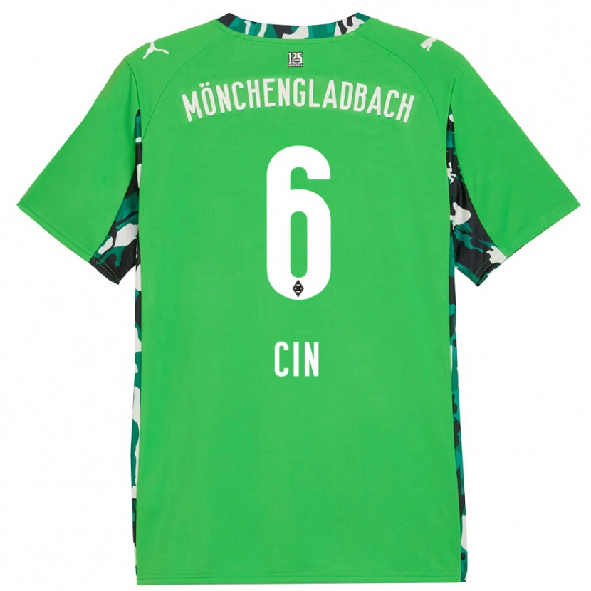 Danxen Hombre Camiseta Miray Cin #6 Verde Negro 2ª Equipación 2025/26 La Camisa México