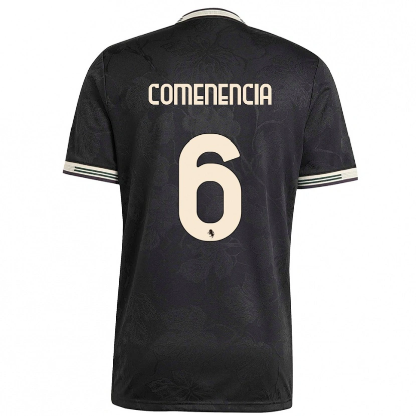 Danxen Hombre Camiseta Livano Comenencia #6 Negro Blanco Verde Equipación Tercera 2025/26 La Camisa México