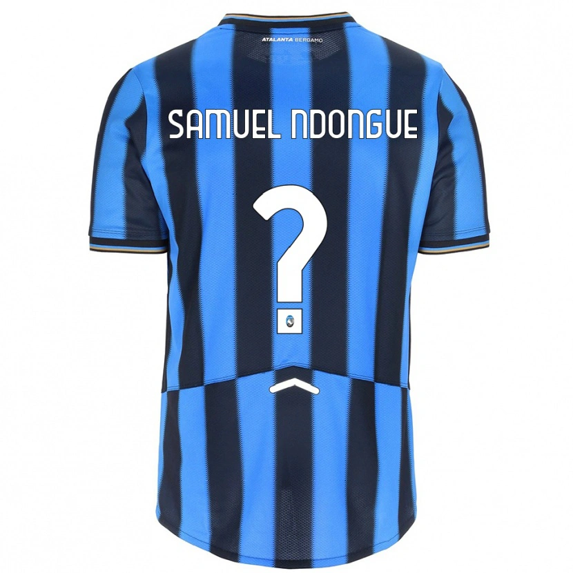 Danxen Mujer Camiseta Frederick Samuel Ndongue #0 Azul Cielo Negro 1ª Equipación 2025/26 La Camisa México