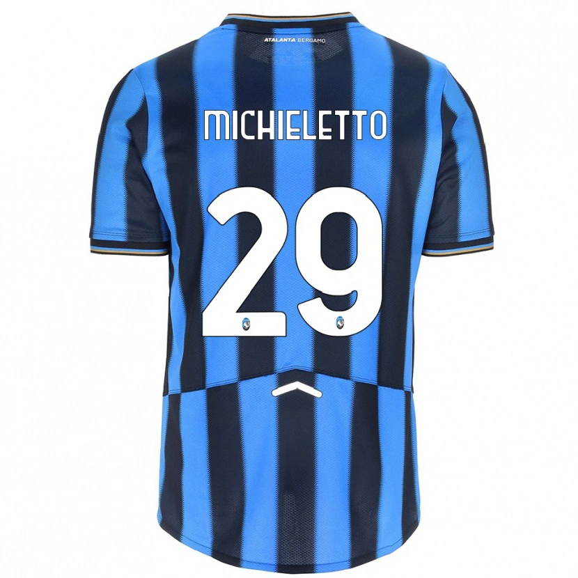 Danxen Mujer Camiseta Andrea Michieletto #29 Azul Cielo Negro 1ª Equipación 2025/26 La Camisa México