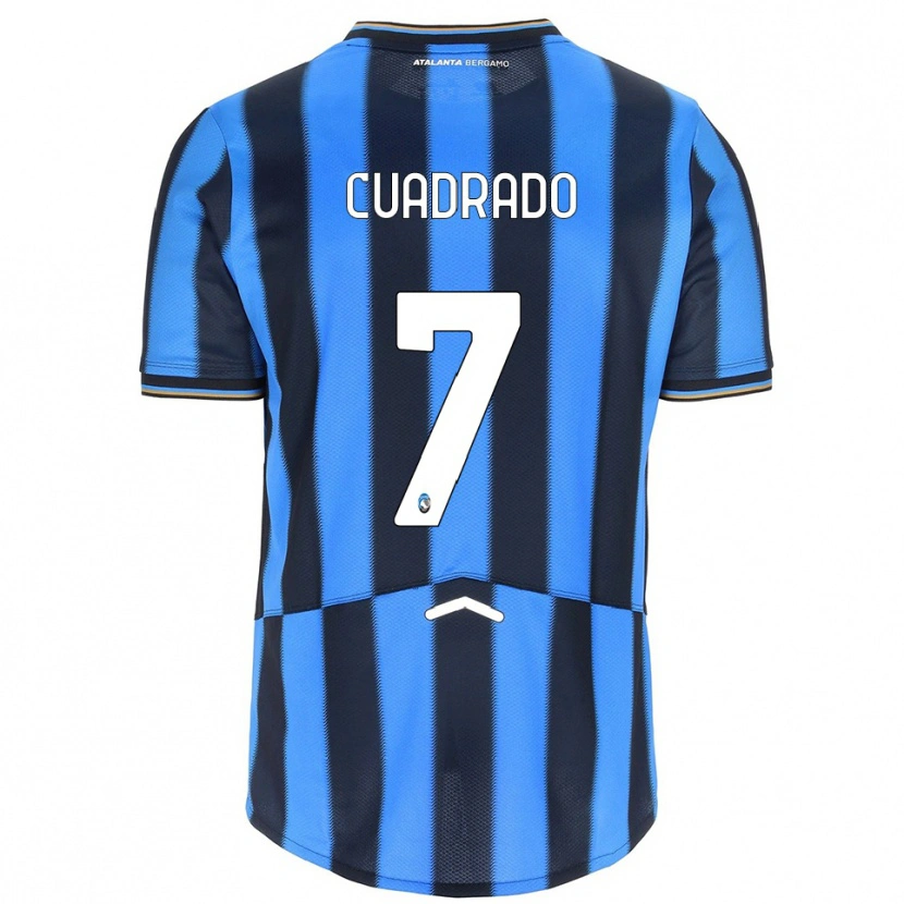 Danxen Mujer Camiseta Juan Cuadrado #7 Azul Cielo Negro 1ª Equipación 2025/26 La Camisa México