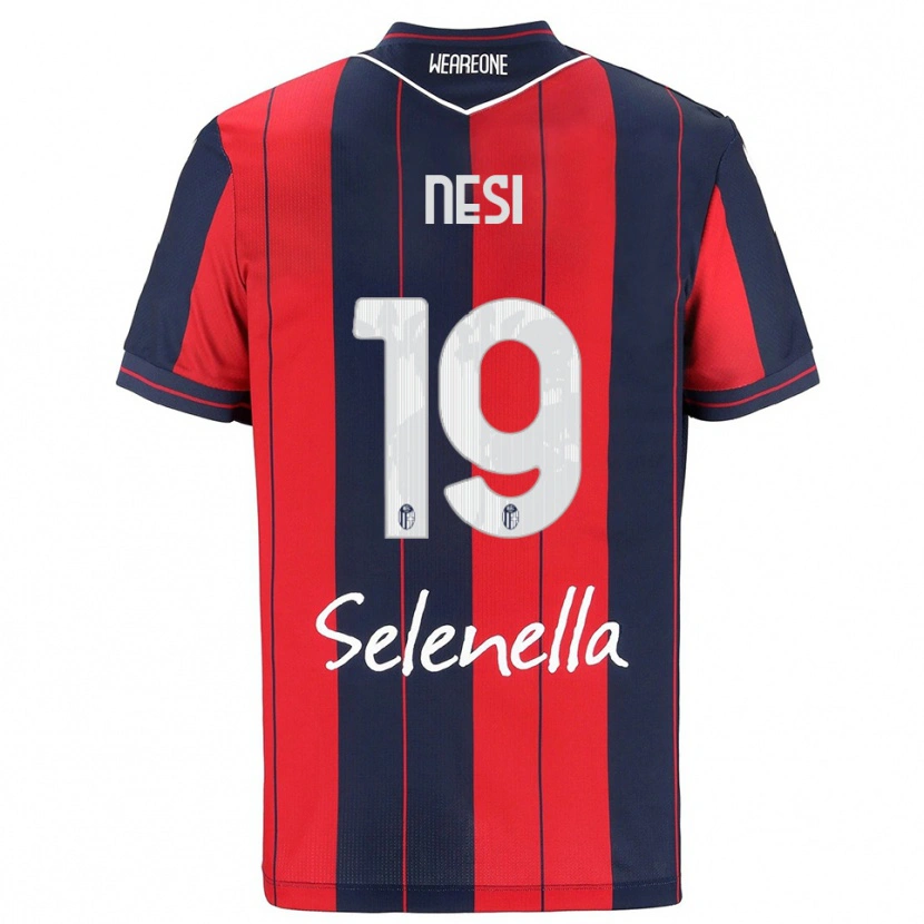 Danxen Mujer Camiseta Luca Nesi #19 Rojo Marino 1ª Equipación 2025/26 La Camisa México