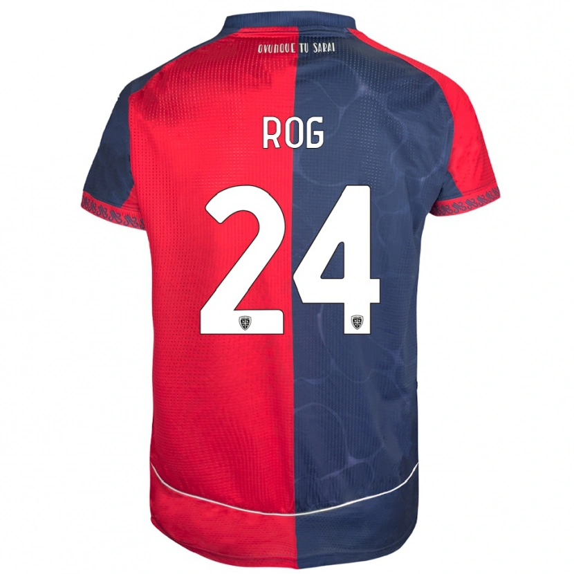 Danxen Mujer Camiseta Marko Rog #24 Rojo Marino 1ª Equipación 2025/26 La Camisa México