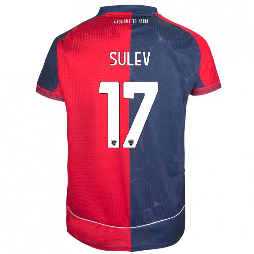 Danxen Mujer Camiseta Ivan Sulev #17 Rojo Marino 1ª Equipación 2025/26 La Camisa México