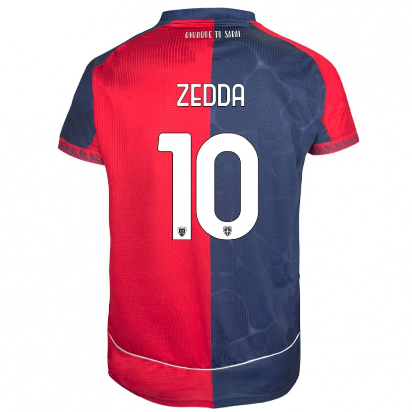 Danxen Mujer Camiseta Diego Zedda #10 Rojo Marino 1ª Equipación 2025/26 La Camisa México