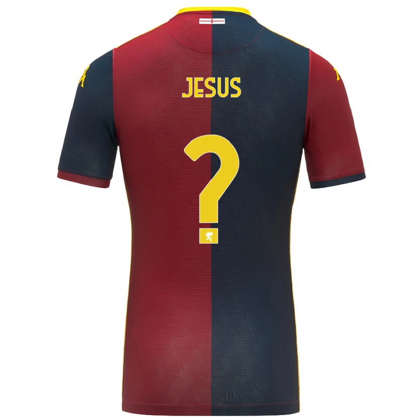 Danxen Mujer Camiseta Elton Jesus #0 Rojo Azul Real 1ª Equipación 2025/26 La Camisa México