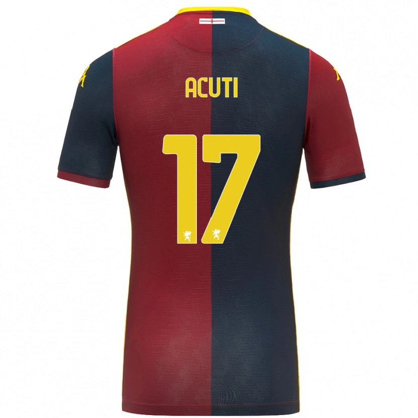Danxen Mujer Camiseta Arianna Acuti #17 Rojo Azul Real 1ª Equipación 2025/26 La Camisa México
