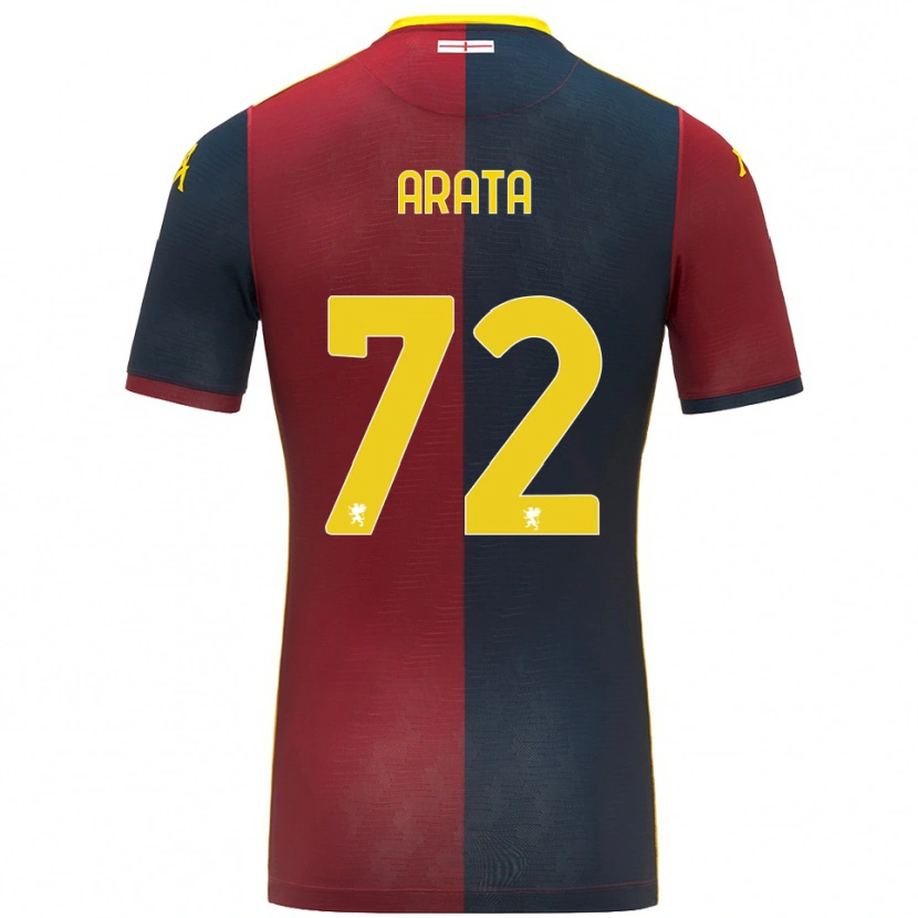 Danxen Mujer Camiseta Stefano Arata #72 Rojo Azul Real 1ª Equipación 2025/26 La Camisa México