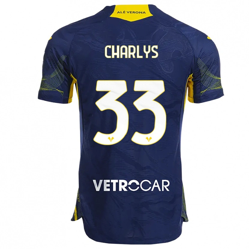 Danxen Mujer Camiseta Charlys #33 Marino Amarillo 1ª Equipación 2025/26 La Camisa México