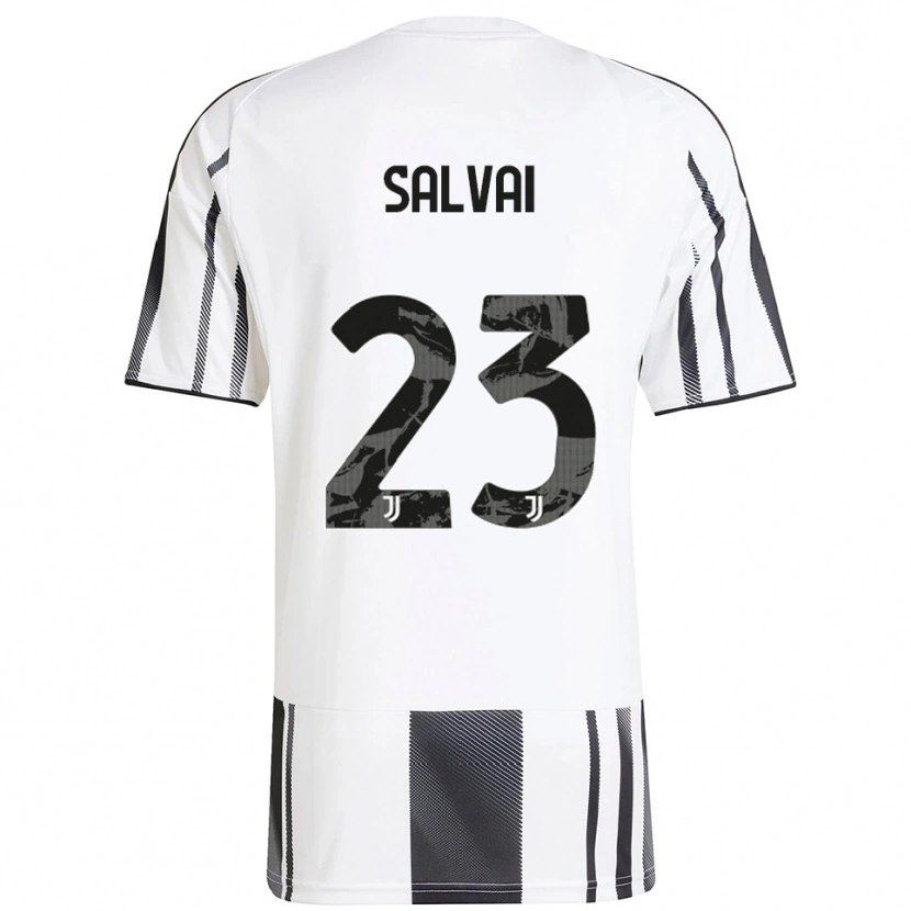 Danxen Mujer Camiseta Cecilia Salvai #23 Blanco Negro 1ª Equipación 2025/26 La Camisa México
