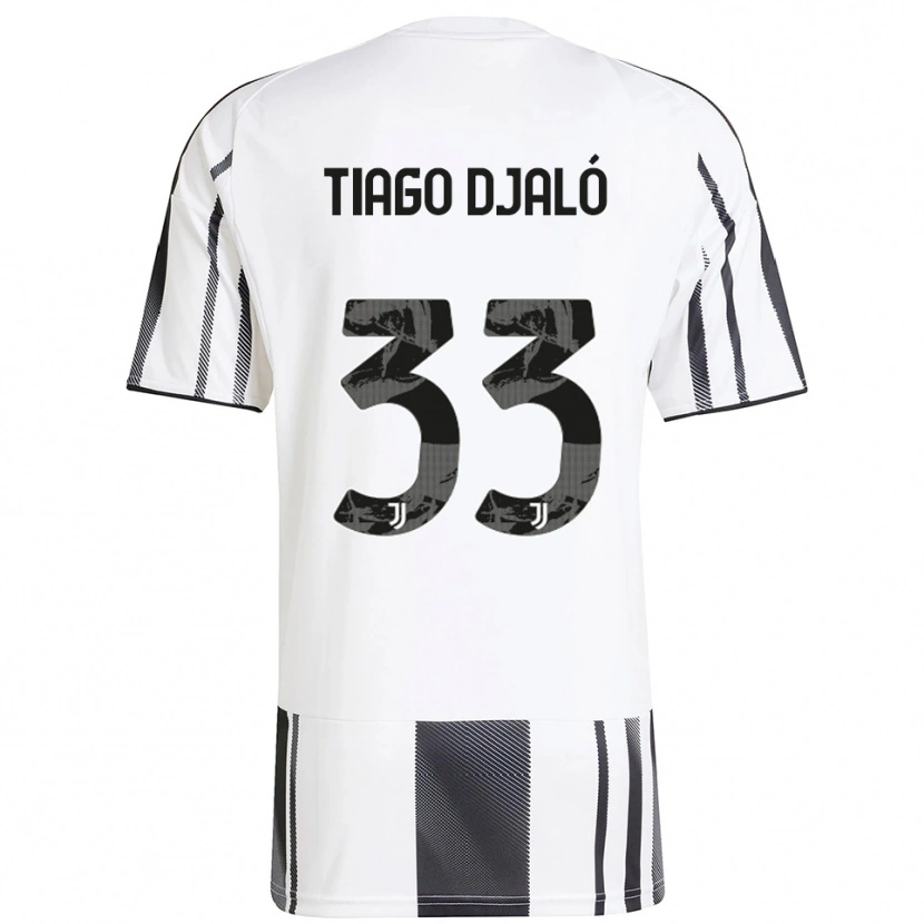 Danxen Mujer Camiseta Tiago Djaló #33 Blanco Negro 1ª Equipación 2025/26 La Camisa México