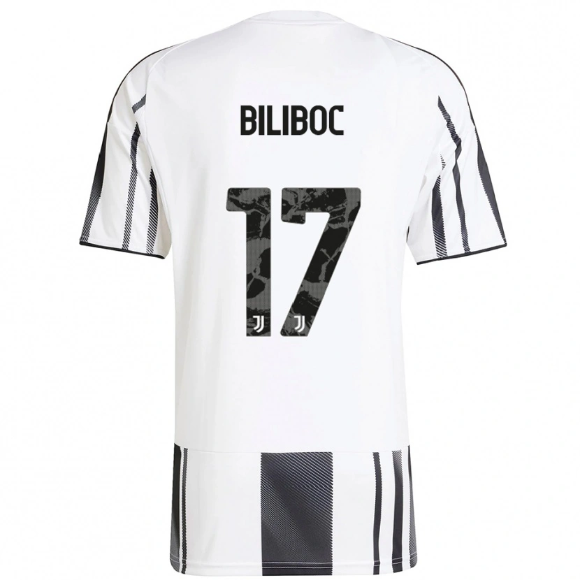 Danxen Mujer Camiseta Lorenzo Biliboc #17 Blanco Negro 1ª Equipación 2025/26 La Camisa México
