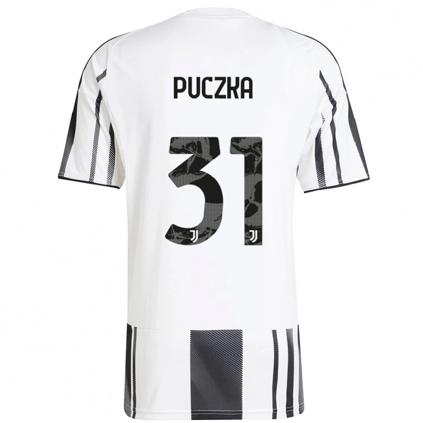 Danxen Mujer Camiseta David Puczka #31 Blanco Negro 1ª Equipación 2025/26 La Camisa México