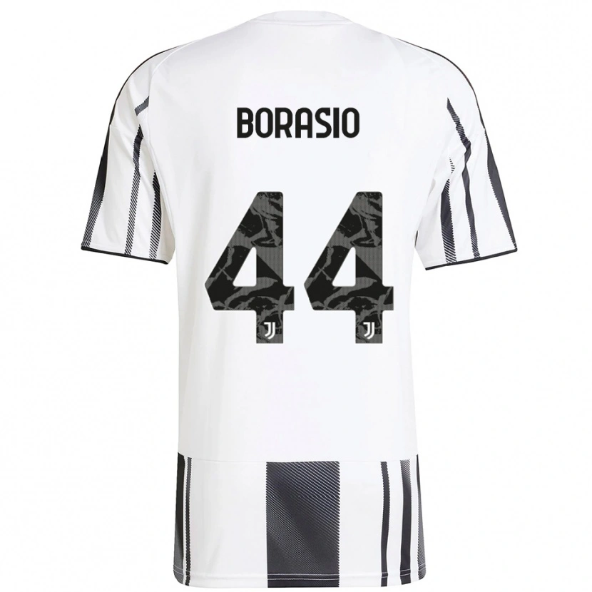 Danxen Mujer Camiseta Benit Borasio #44 Blanco Negro 1ª Equipación 2025/26 La Camisa México