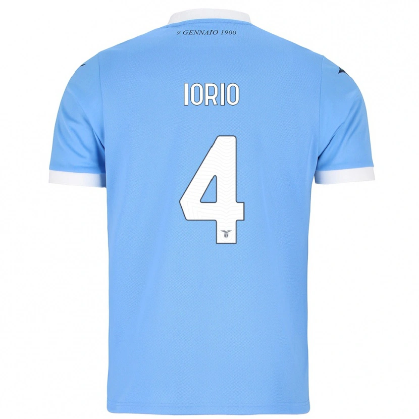 Danxen Mujer Camiseta Antonio Iorio #4 Azul Cielo Blanco 1ª Equipación 2025/26 La Camisa México
