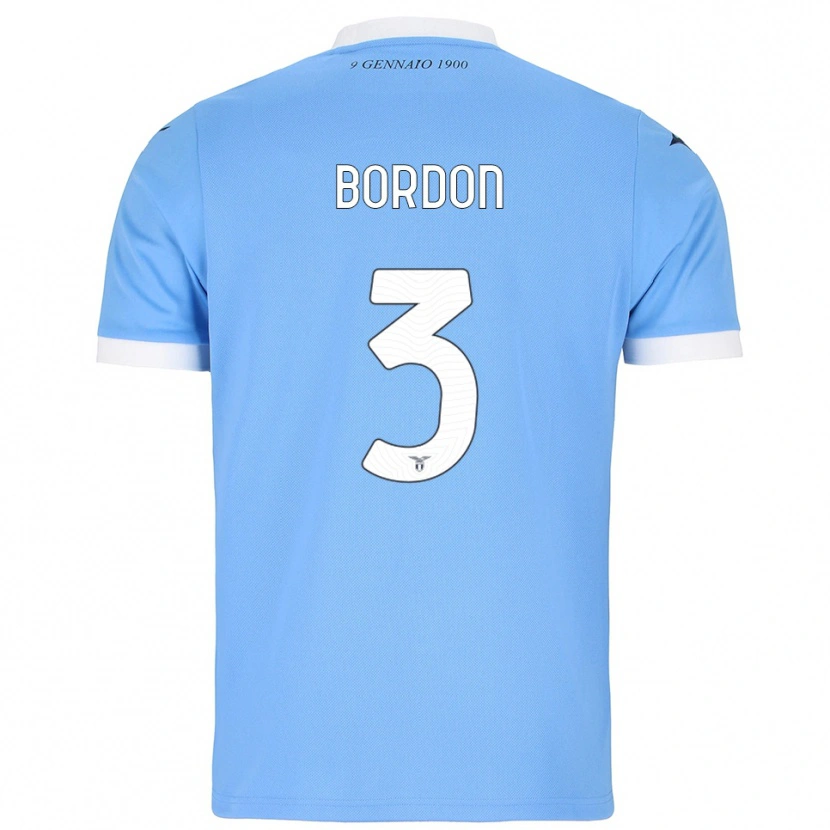 Danxen Mujer Camiseta Ricardo Bordon #3 Azul Cielo Blanco 1ª Equipación 2025/26 La Camisa México