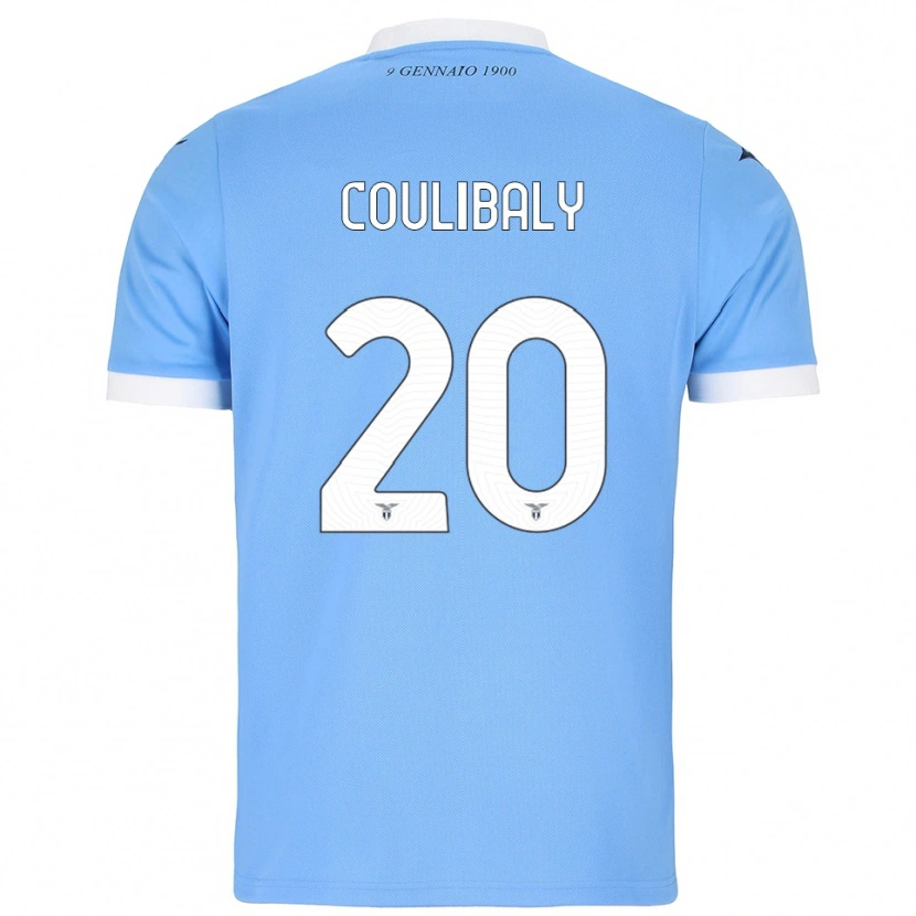 Danxen Mujer Camiseta Larsson Coulibaly #20 Azul Cielo Blanco 1ª Equipación 2025/26 La Camisa México
