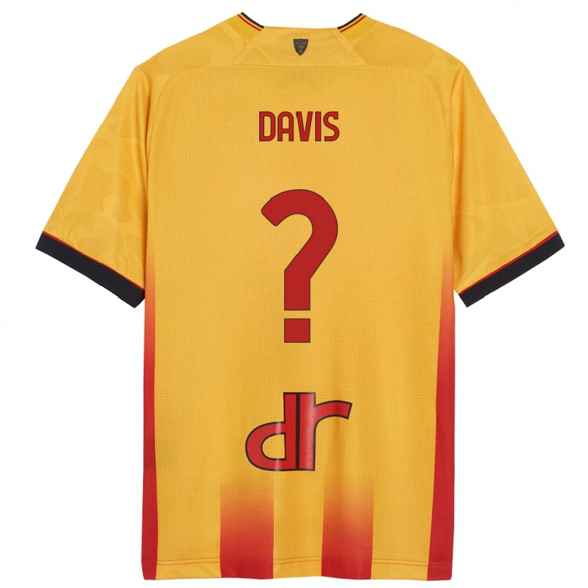 Danxen Mujer Camiseta Sammi Davis #0 Amarillo Naranja 1ª Equipación 2025/26 La Camisa México