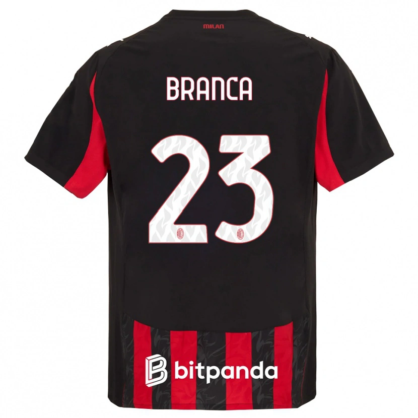 Danxen Mujer Camiseta Simone Branca #23 Rojo Negro 1ª Equipación 2025/26 La Camisa México