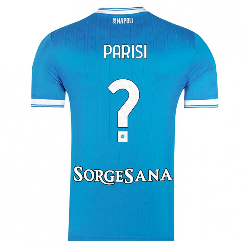 Danxen Mujer Camiseta Matteo Parisi #0 Azul Cielo Blanco 1ª Equipación 2025/26 La Camisa México