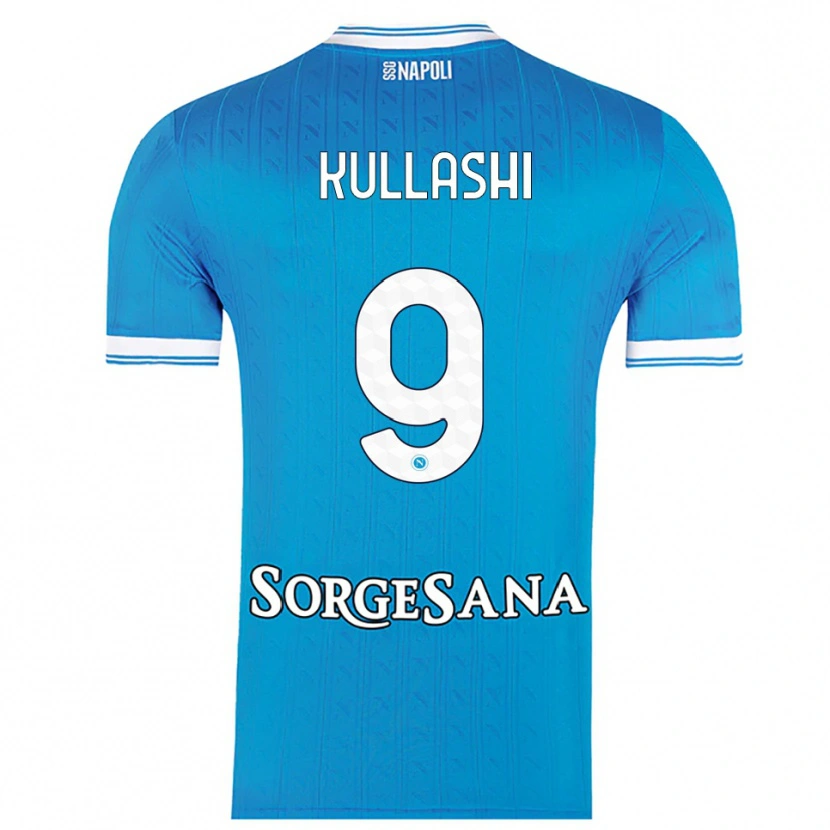 Danxen Mujer Camiseta Loreta Kullashi #9 Azul Cielo Blanco 1ª Equipación 2025/26 La Camisa México