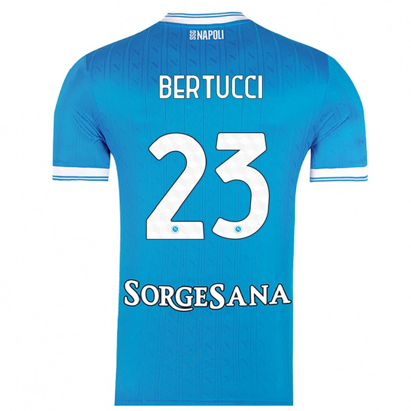 Danxen Mujer Camiseta Sofia Bertucci #23 Azul Cielo Blanco 1ª Equipación 2025/26 La Camisa México