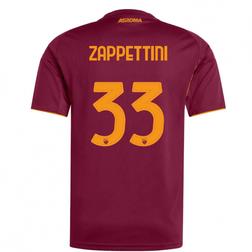 Danxen Mujer Camiseta Sara Zappettini #33 Borgoña Naranja 1ª Equipación 2025/26 La Camisa México
