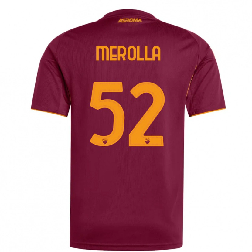 Danxen Mujer Camiseta Liliana Merolla #52 Borgoña Naranja 1ª Equipación 2025/26 La Camisa México