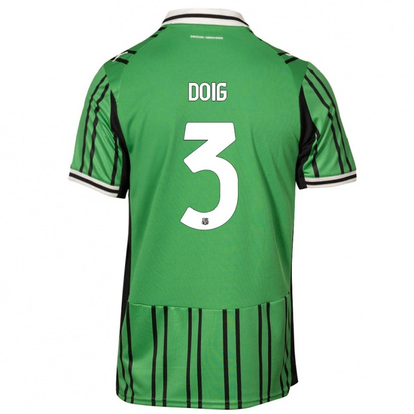 Danxen Mujer Camiseta Josh Doig #3 Verde Negro 1ª Equipación 2025/26 La Camisa México