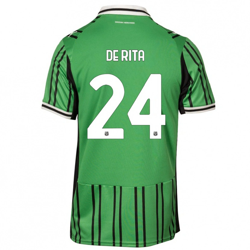 Danxen Mujer Camiseta Aurora De Rita #24 Verde Negro 1ª Equipación 2025/26 La Camisa México