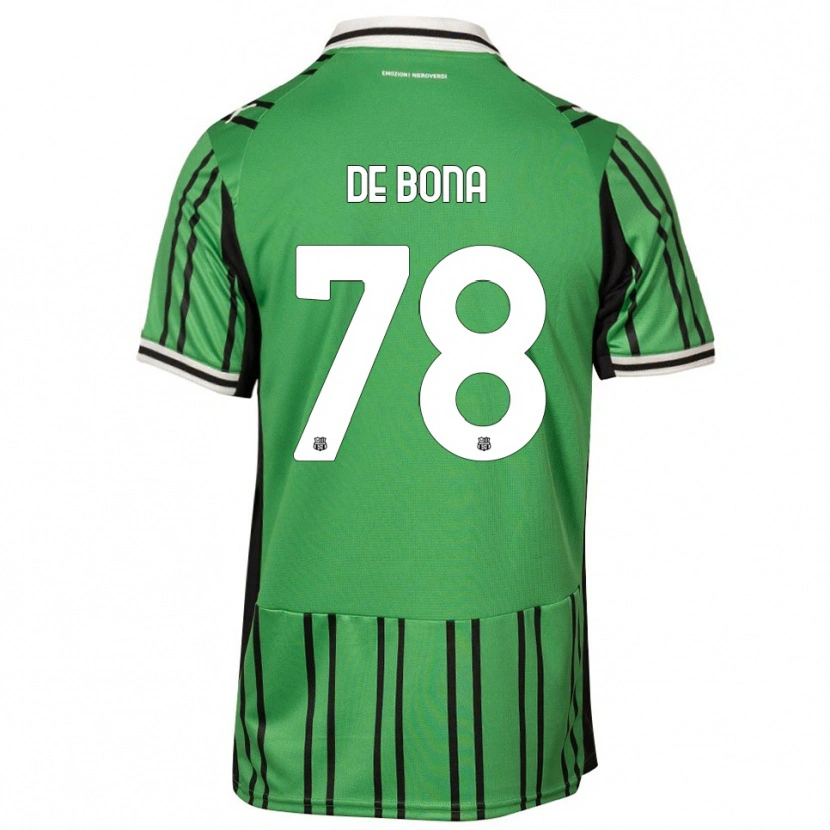 Danxen Mujer Camiseta Francesca De Bona #78 Verde Negro 1ª Equipación 2025/26 La Camisa México