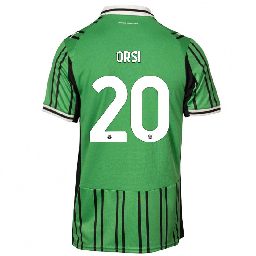 Danxen Mujer Camiseta Benedetta Orsi #20 Verde Negro 1ª Equipación 2025/26 La Camisa México