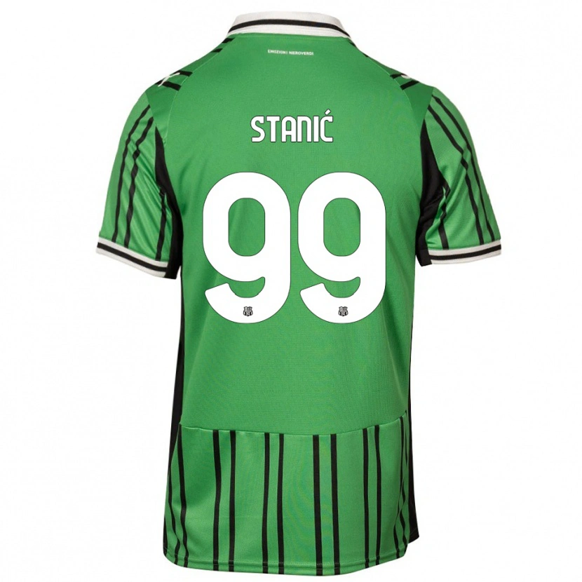 Danxen Mujer Camiseta Paulina Stanić #99 Verde Negro 1ª Equipación 2025/26 La Camisa México