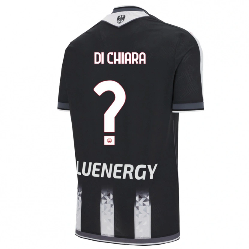 Danxen Mujer Camiseta Andrea Di Chiara #0 Negro Blanco 1ª Equipación 2025/26 La Camisa México
