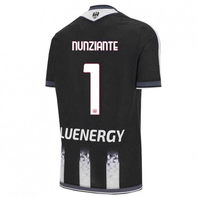 Danxen Mujer Camiseta Alessandro Nunziante #1 Negro Blanco 1ª Equipación 2025/26 La Camisa México