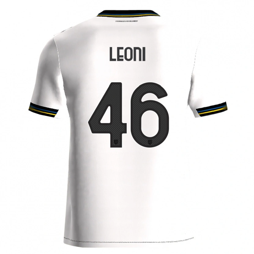 Danxen Mujer Camiseta Giovanni Leoni #46 Blanco Negro 1ª Equipación 2025/26 La Camisa México