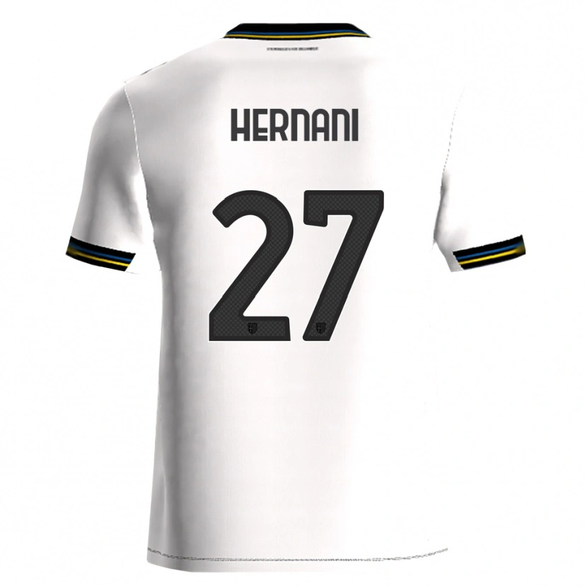 Danxen Mujer Camiseta Hernani #27 Blanco Negro 1ª Equipación 2025/26 La Camisa México