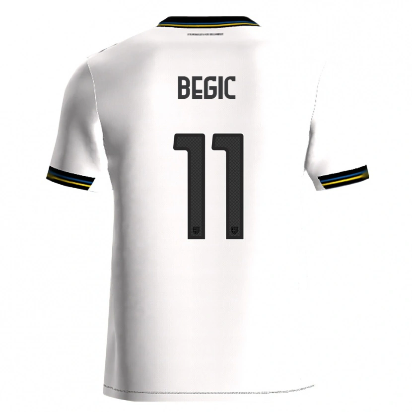 Danxen Mujer Camiseta Tjas Begic #11 Blanco Negro 1ª Equipación 2025/26 La Camisa México