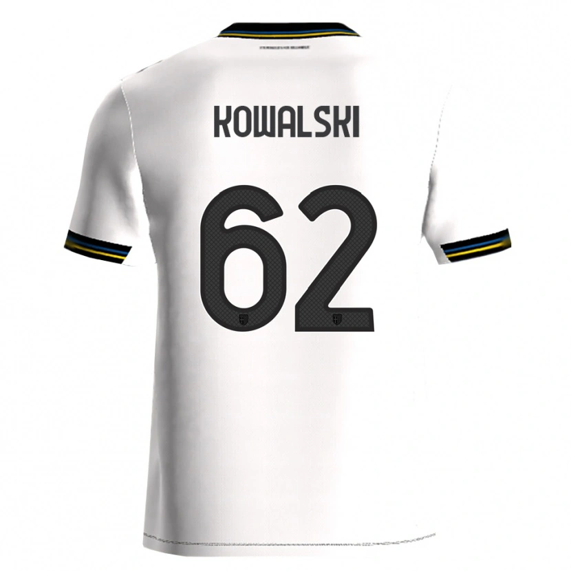 Danxen Mujer Camiseta Mateusz Kowalski #62 Blanco Negro 1ª Equipación 2025/26 La Camisa México